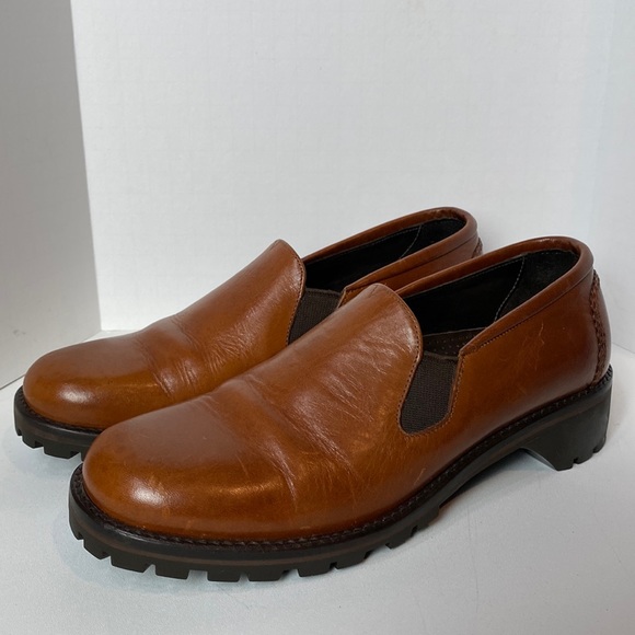 Cole Haan Shoes - Cole Haan Brown Leather Loafers Size 7B A809 Beautiful